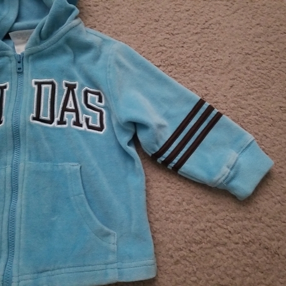 Adidas Baby Boy's Full-Zip Hoodie - Picture 5 of 13